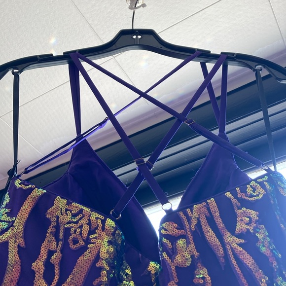 NWT ALYCE PARIS Dress Size 6 bright purple - Picture 17 of 17